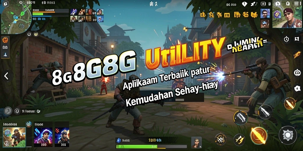 Screenshot utama 8G8G menunjukkan fitur pengingat yang responsif.