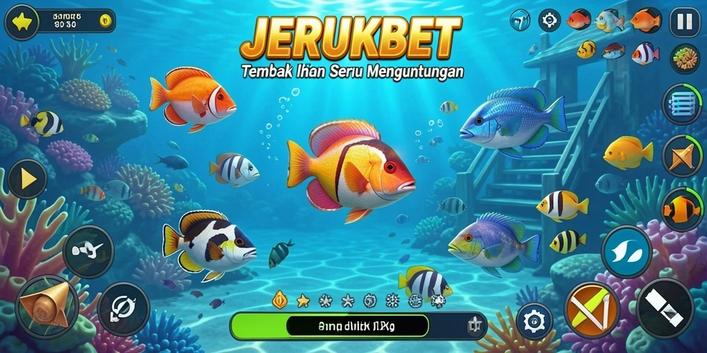 Tampilan gameplay JERUKBET yang seru dan mendebarkan.