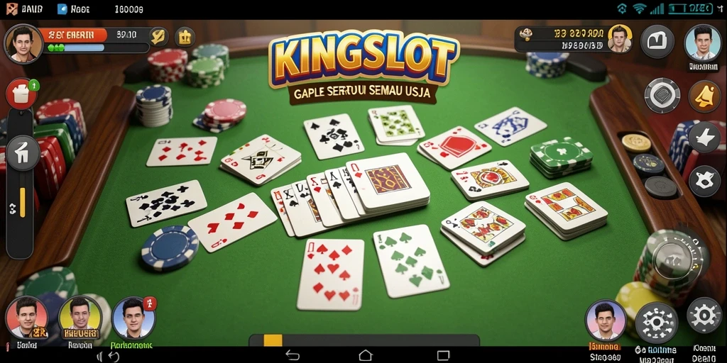 Tampilan gameplay seru KINGSLOT dengan antarmuka yang menarik.