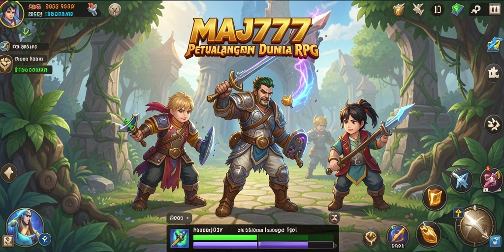 Tampilan utama gameplay MAJ777 yang seru dan menantang.