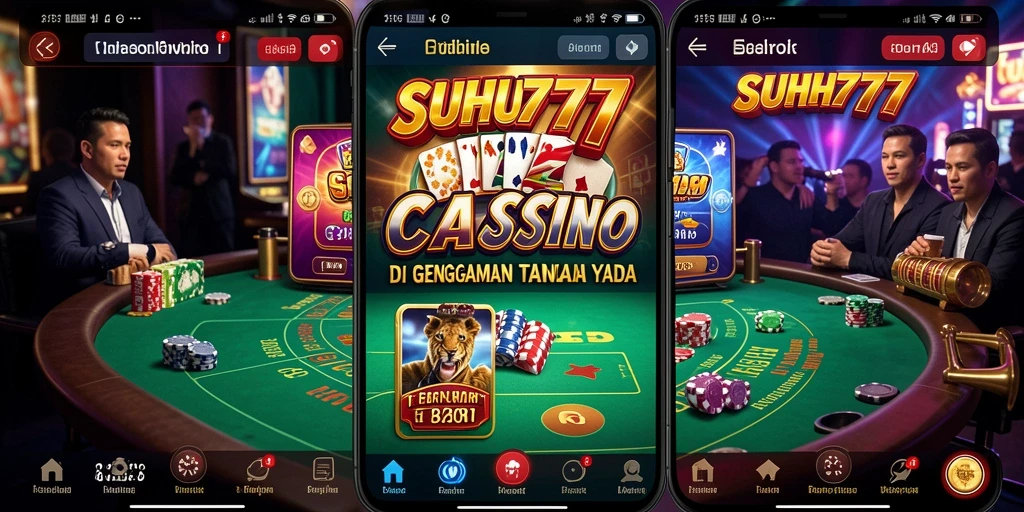 Tampilan gameplay Live Casino SUHU777 yang mendebarkan dan interaktif.